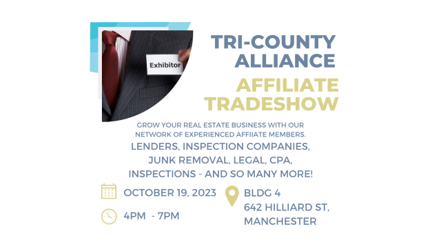 Affiliate Trade Show | October 19, 4-7pm